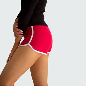 Outline Shorts - Red